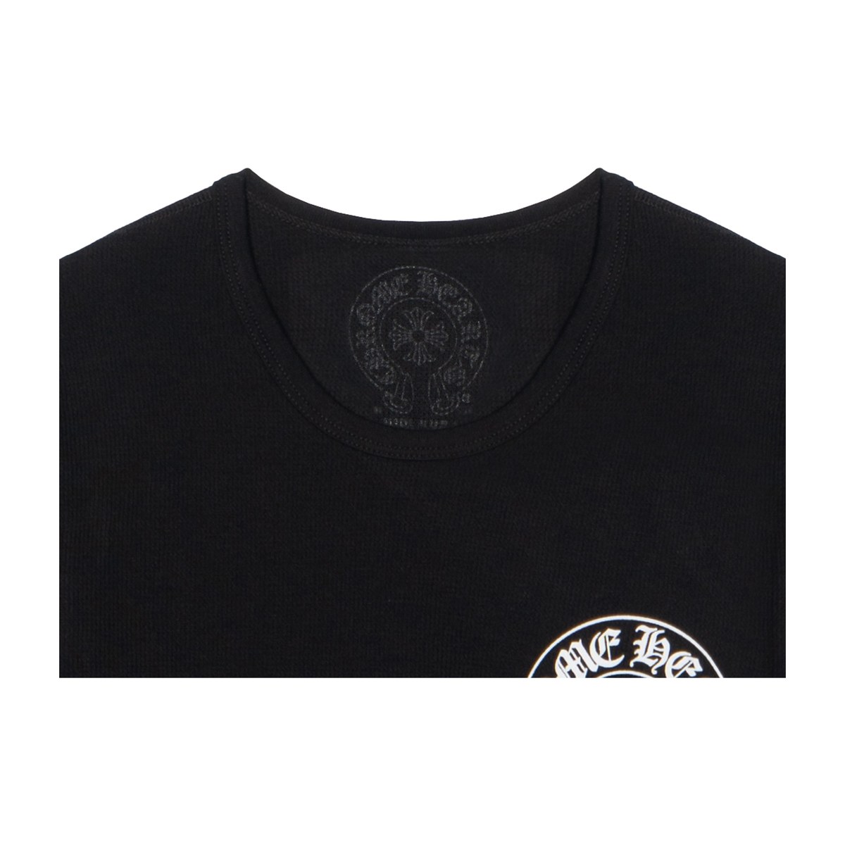 Chrome Hearts SS25 Horseshoe Print Long Sleeve Tee Black