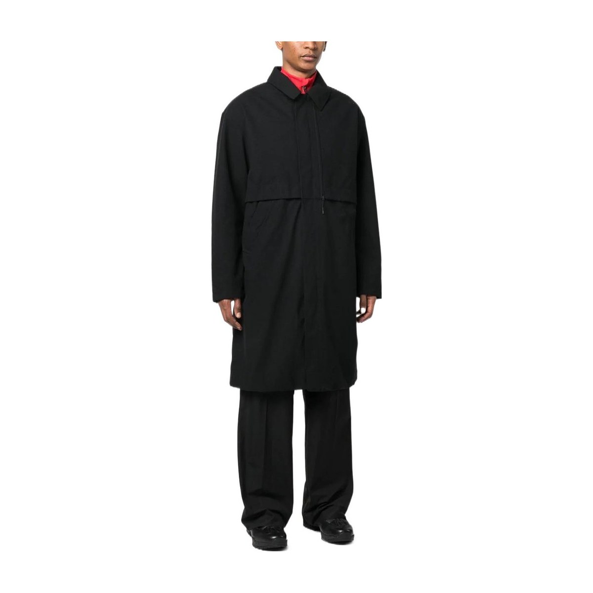 Y-3 FW22 Solid Zip Coat Black