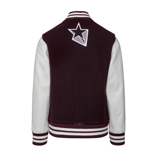 Burberry Logo Print Baseball Jacket