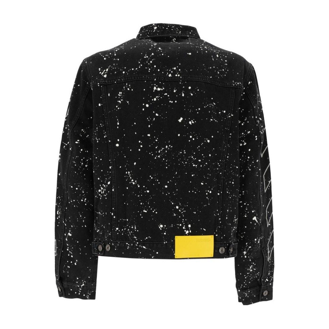 OFF-WHITE FW22 Black Denim Jacket