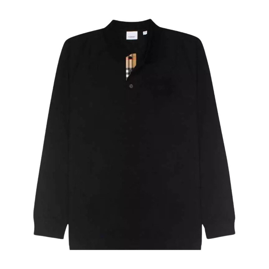 Burberry FW23 Polo Shirt Black