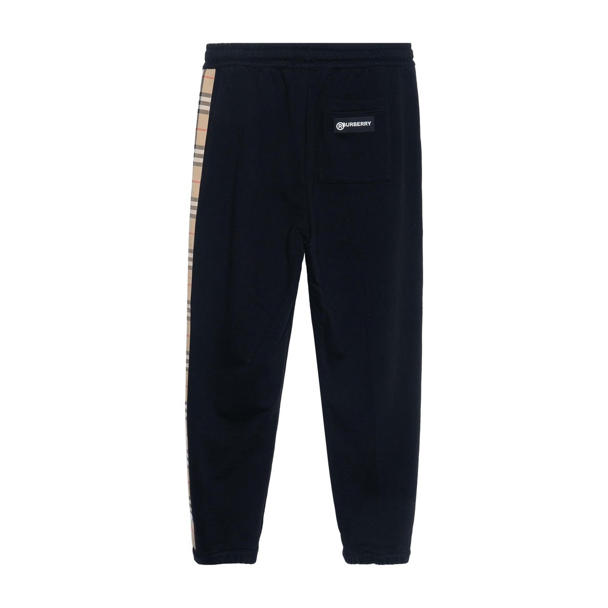 Burberry Check Jogger Pants Black