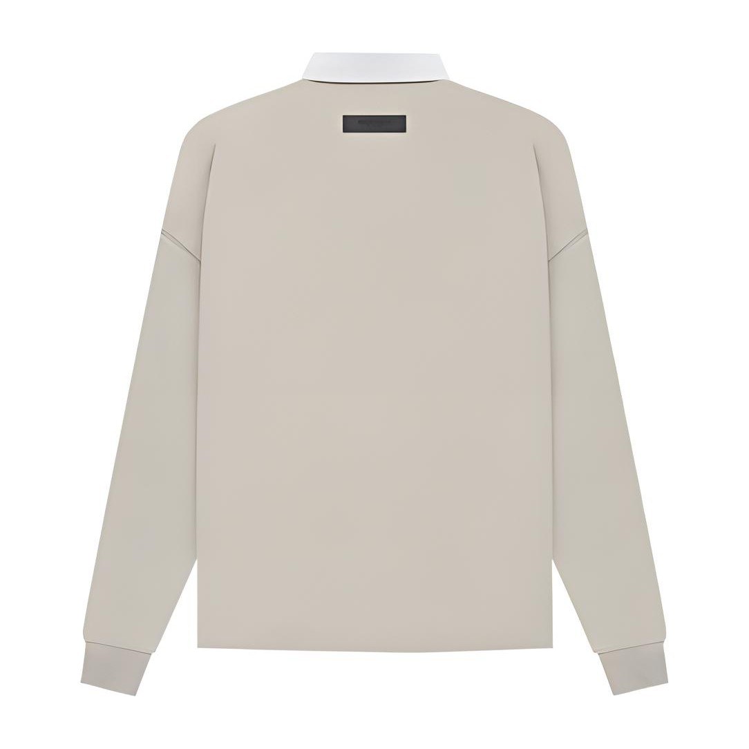 Fear of God Essentials 1977 SS22 Rugby Wheat Polo