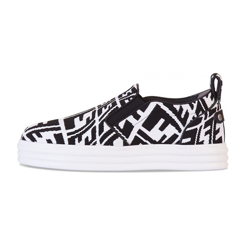 Fendi Low-Top Sneakers Black White