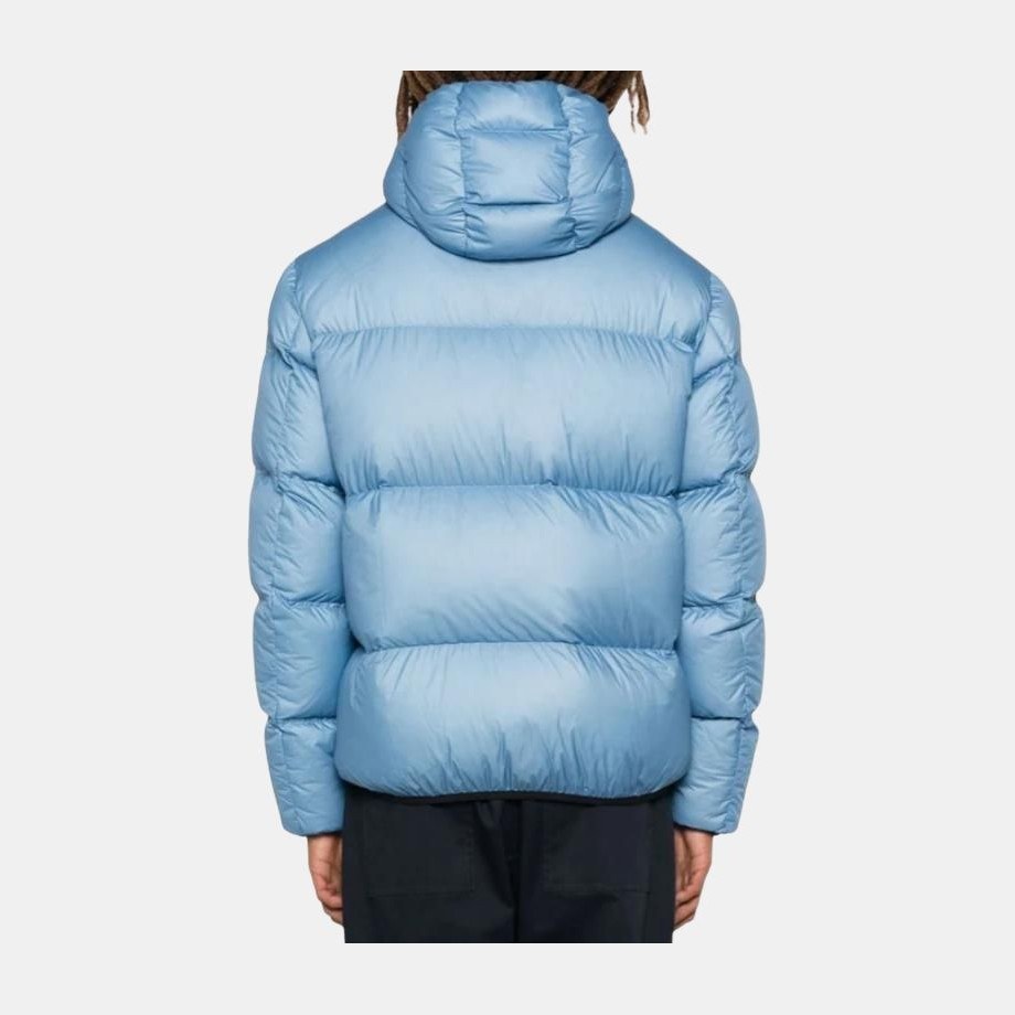 Moncler Hooded Zip Jacket Light Blue