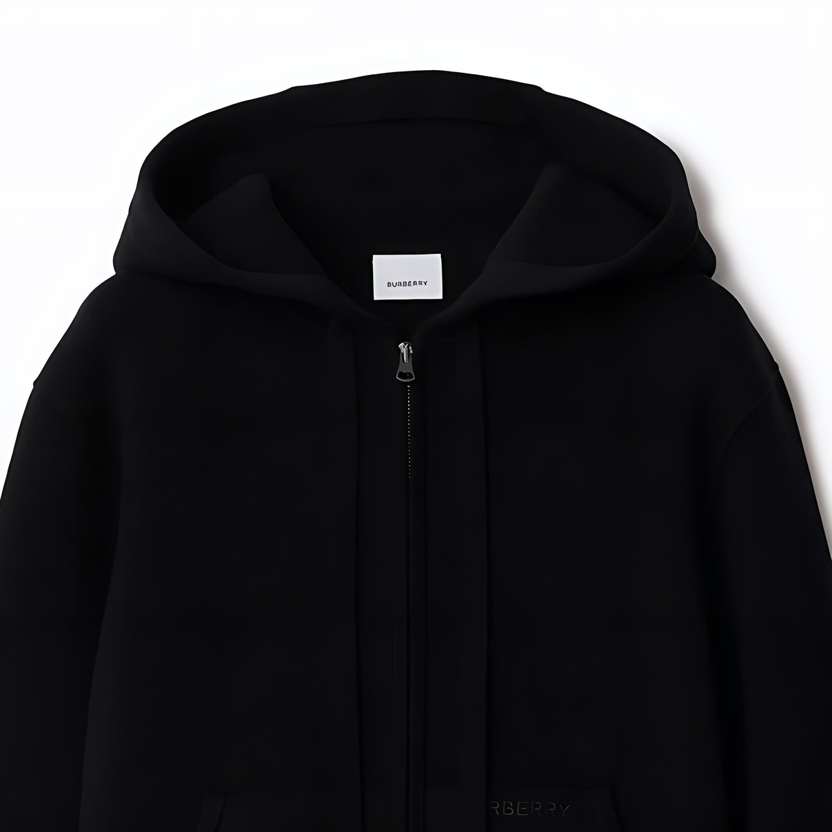 Burberry Logo Hoodie Black