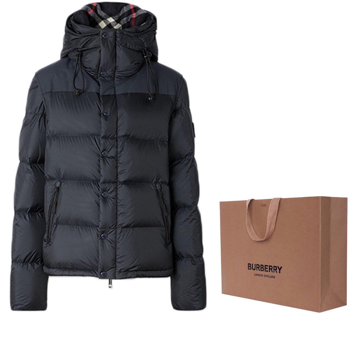 Burberry Navy Down Jacket