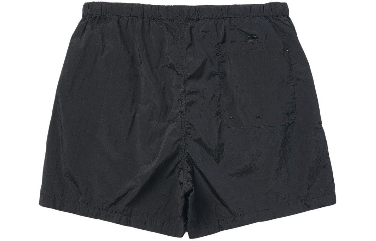 Stone Island Logo Drawstring Swim Shorts Black