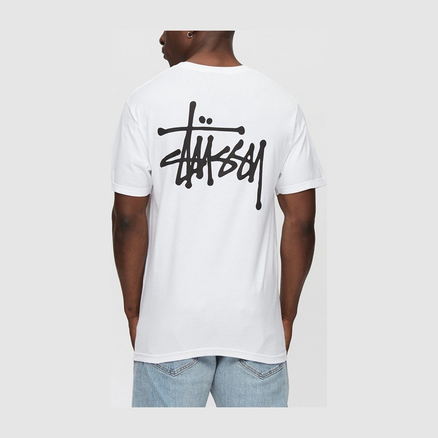 Stussy Classic Print T-Shirt White