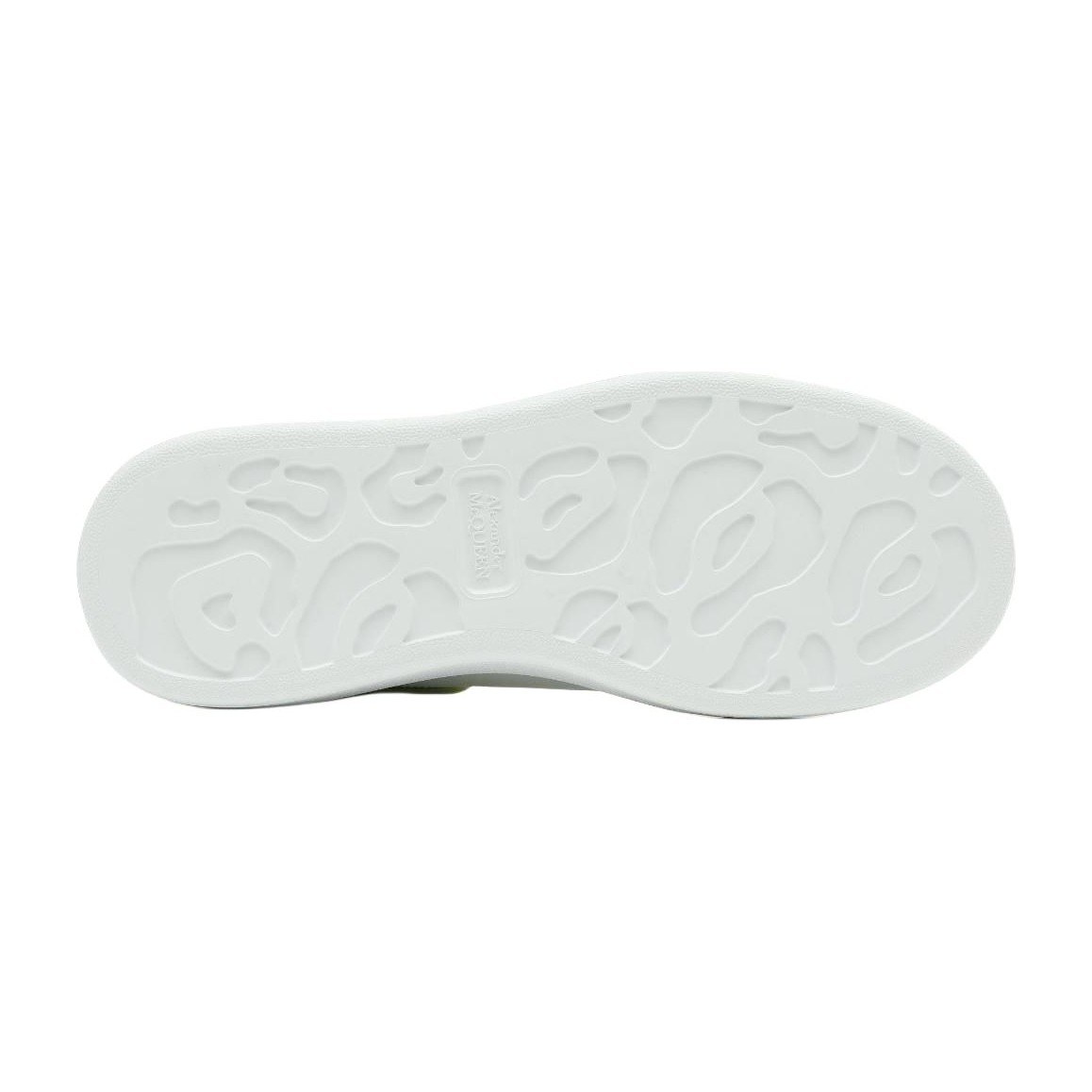 Alexander McQueen Leather Low Top Sneakers White Green