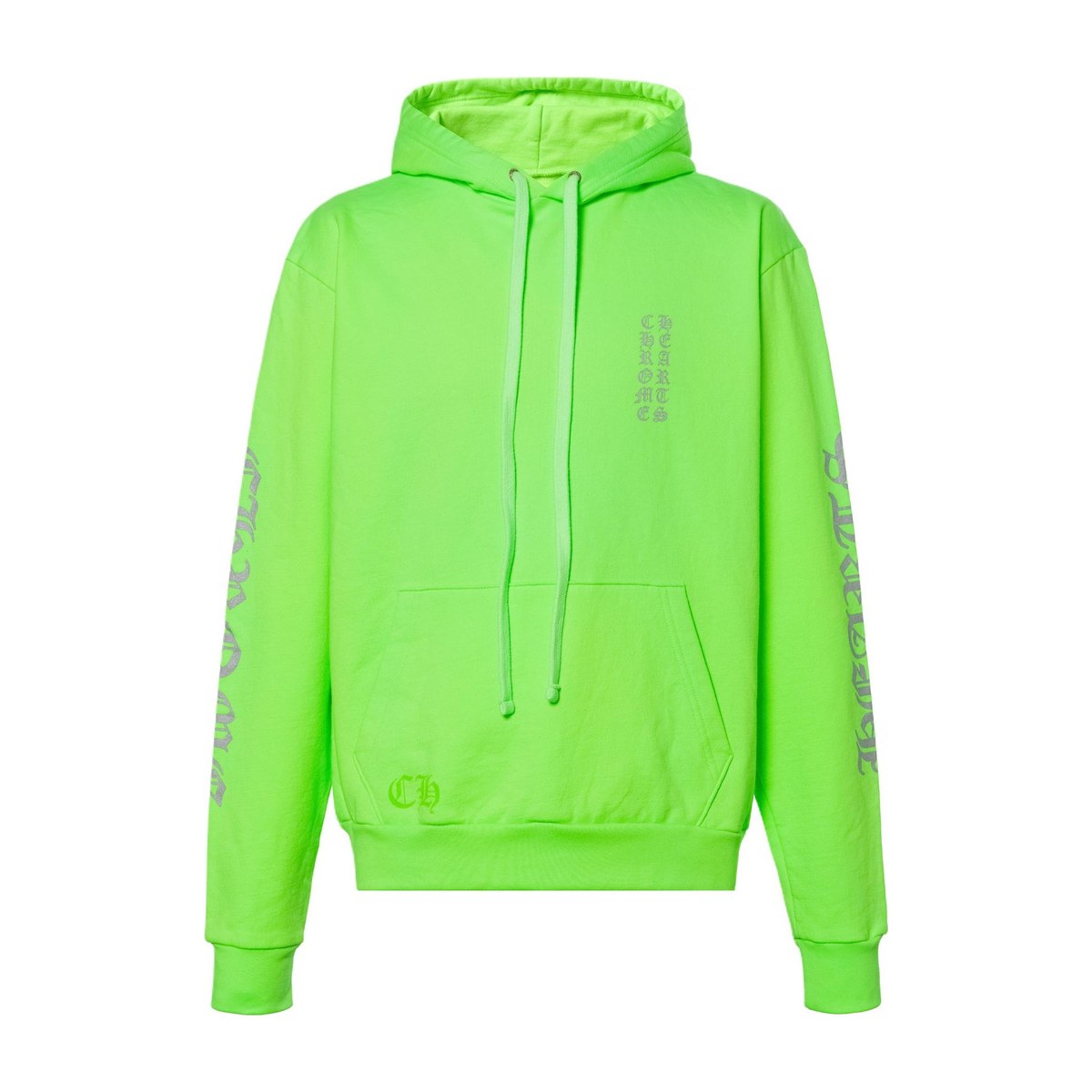 Chrome Hearts Hoodie Fluorescent Green