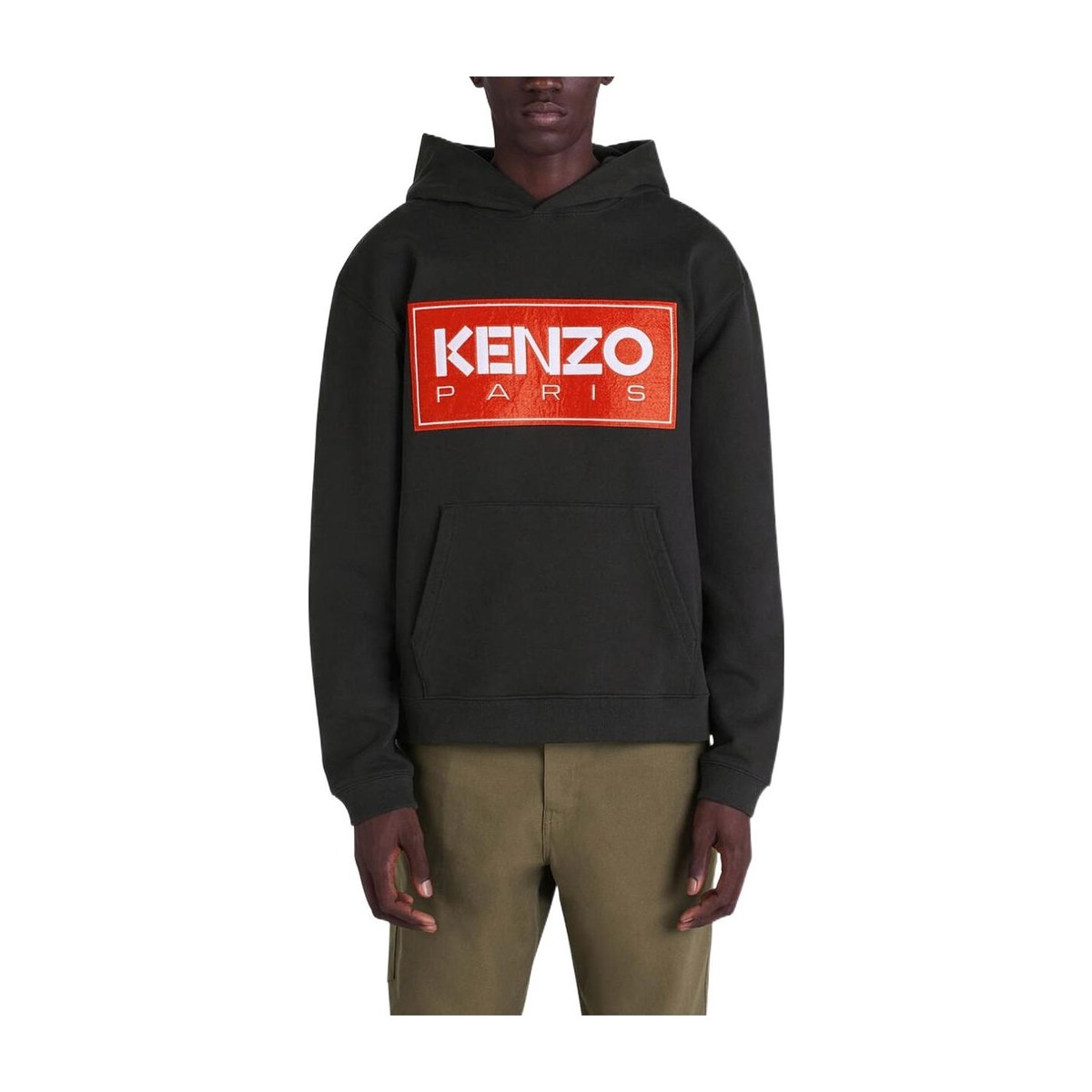 KENZO Logo Hoodie Black