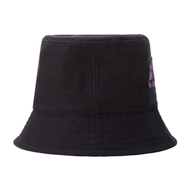 Valentino Cotton Appliqué Bucket Hat Black