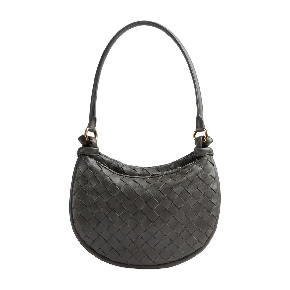 Bottega Veneta Small Gemelli Light Graphite
