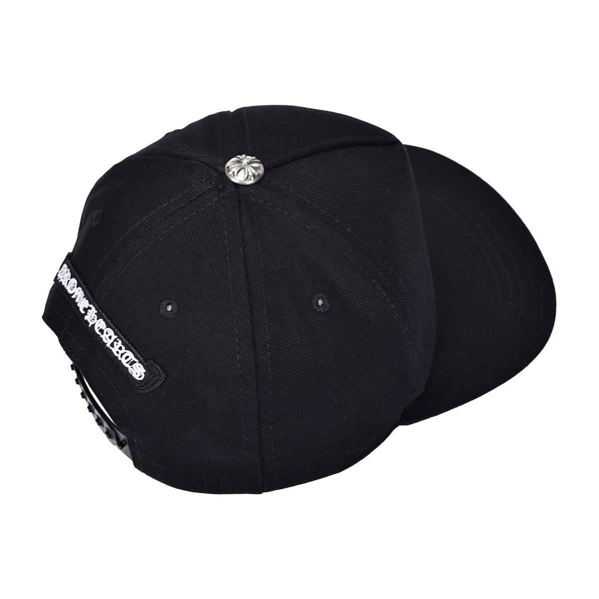 Chrome Hearts Embroidered Cotton Baseball Cap Black