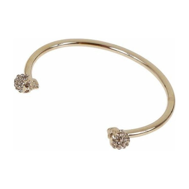 Alexander McQueen Skull Bracelet Gold