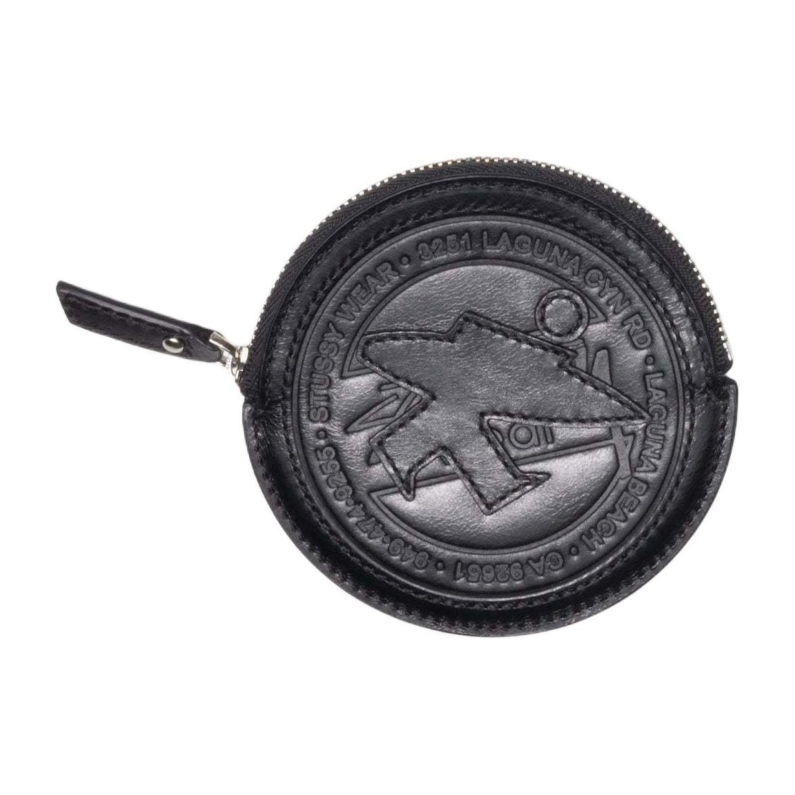 Stussy Leather Clutch Black