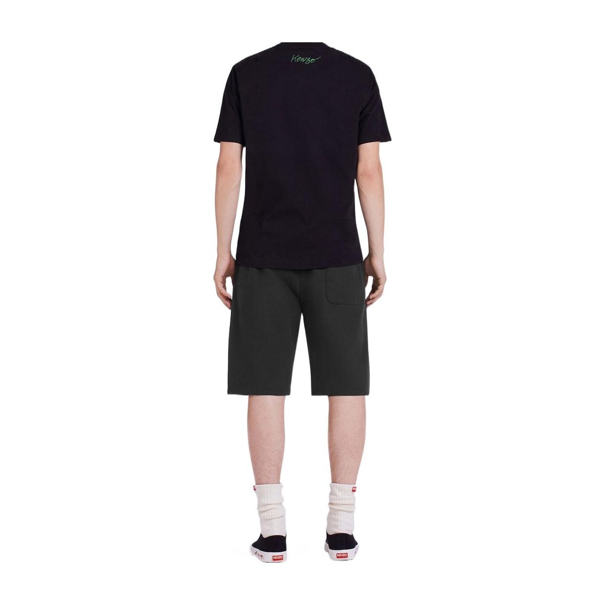KENZO Logo Elastic Waist Shorts