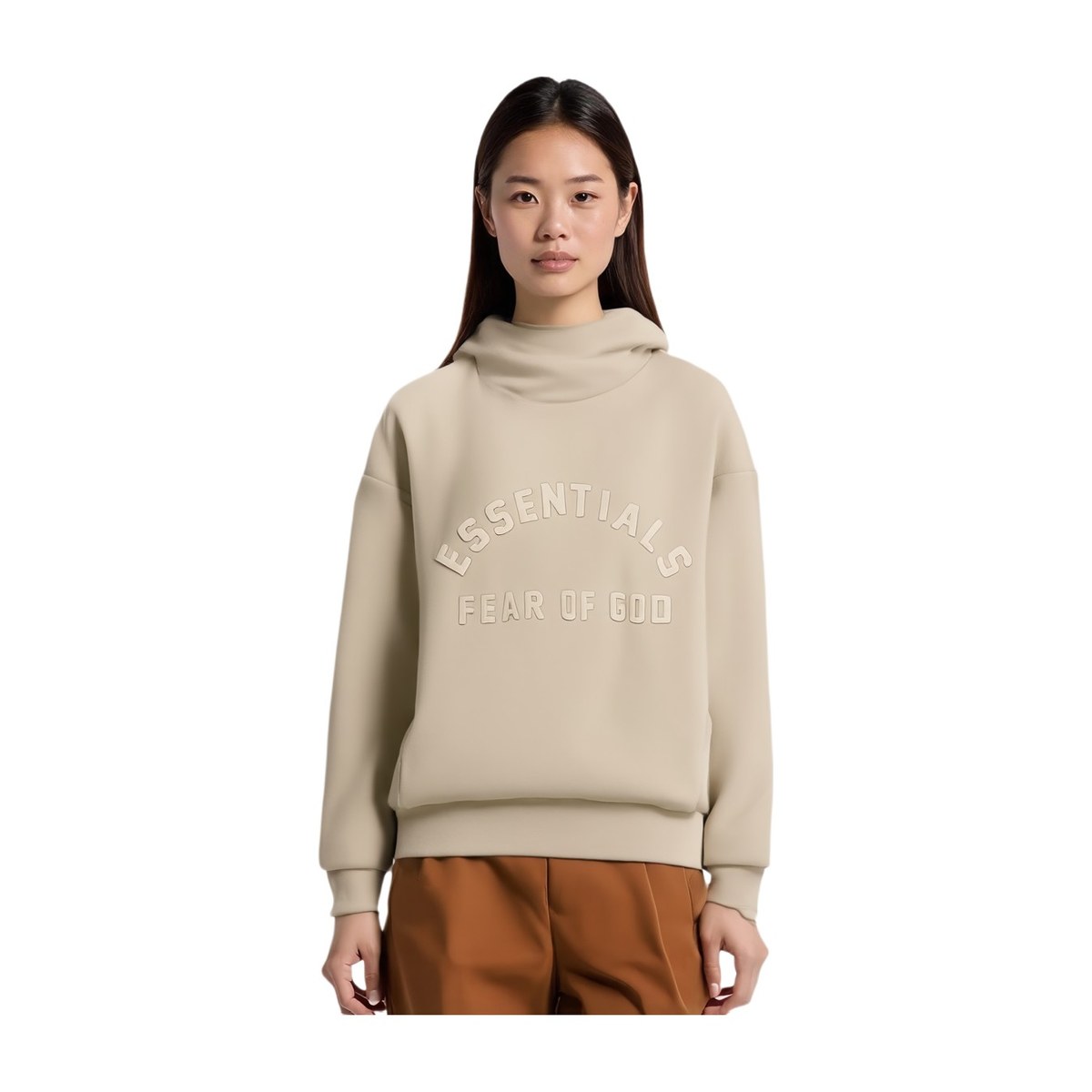 Fear of God Essentials Hoodie Dusty Beige