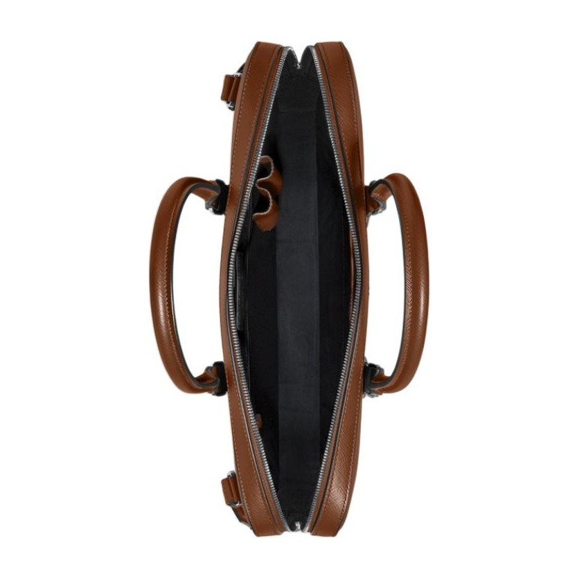 Montblanc Meisterstück Classic Leather Briefcase Maple Brown