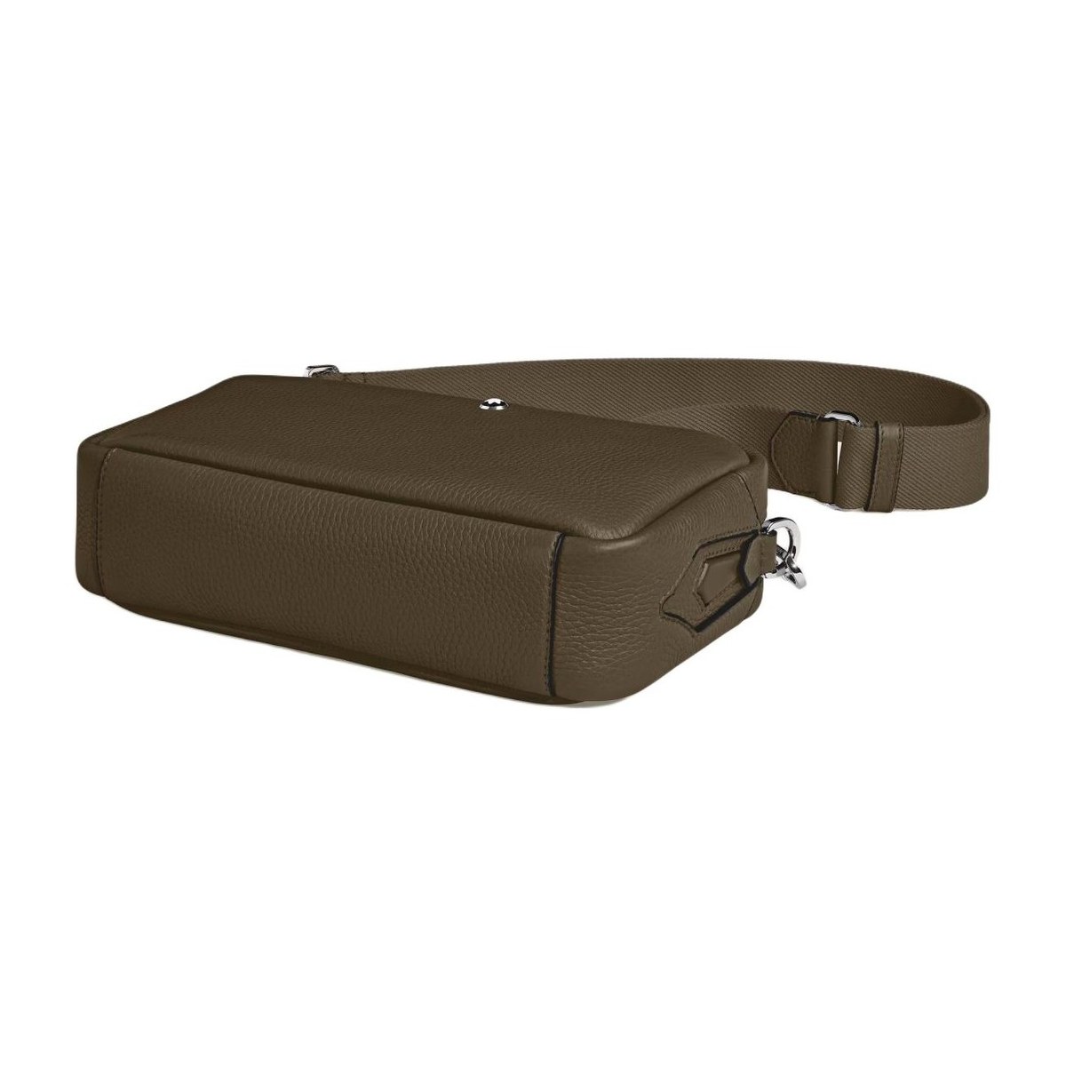 Montblanc Grain Leather Shoulder Bag Khaki Green
