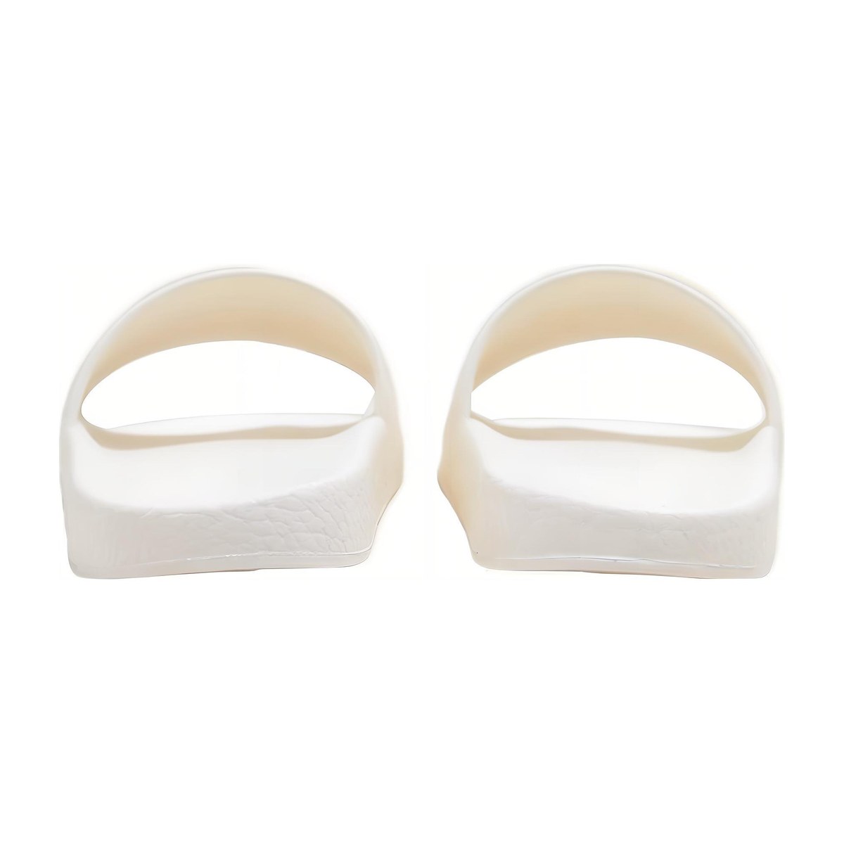 Ferragamo Gancini Open-Toe Slides White