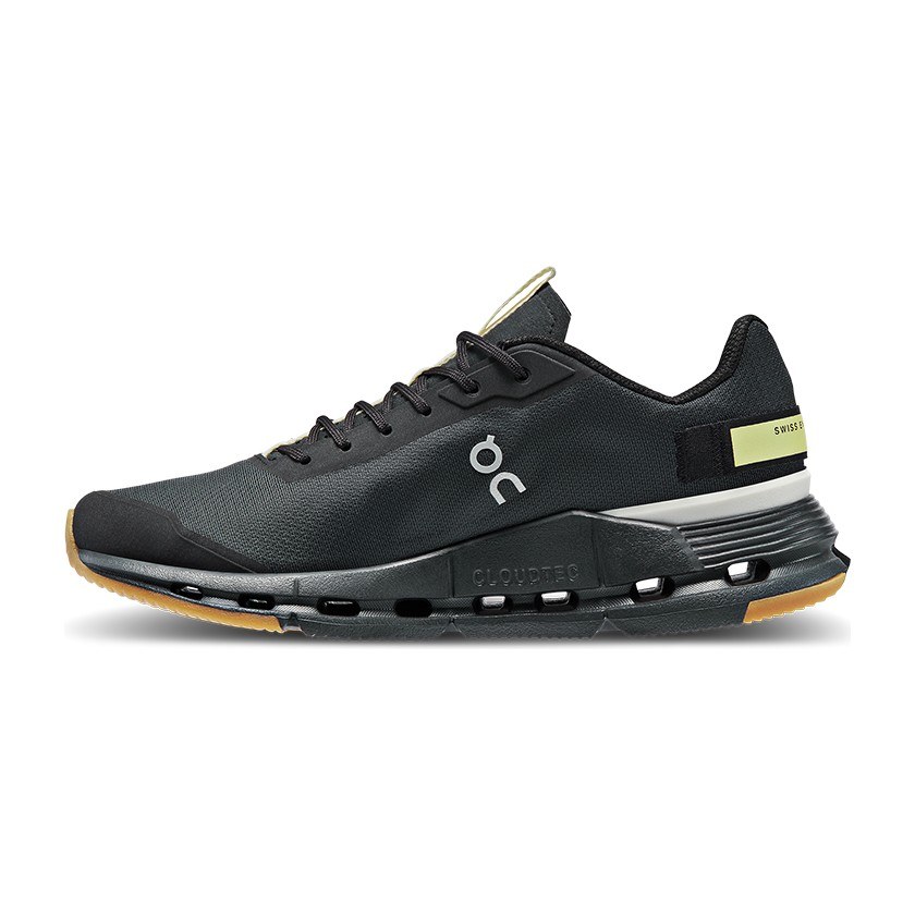On Cloudnova Form Black Grass Yellow