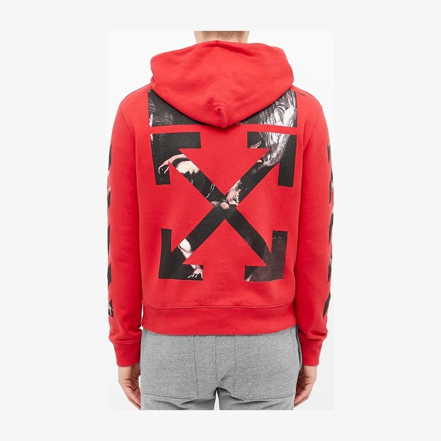 OFF-WHITE Hoodie Red