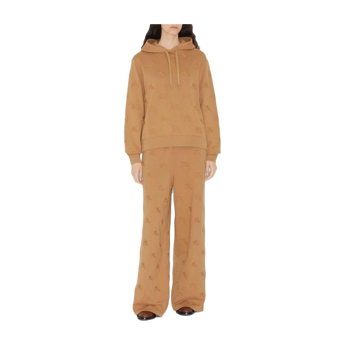 Burberry Equestrian Knight Hoodie Camel