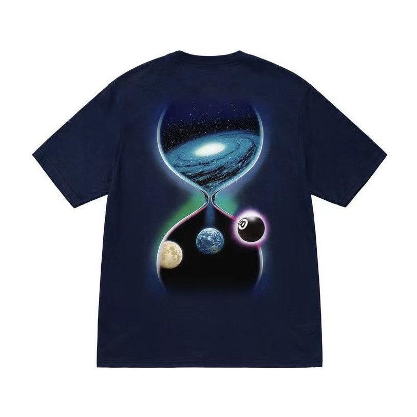 Stussy FW22 Galaxy Print Crewneck T-Shirt