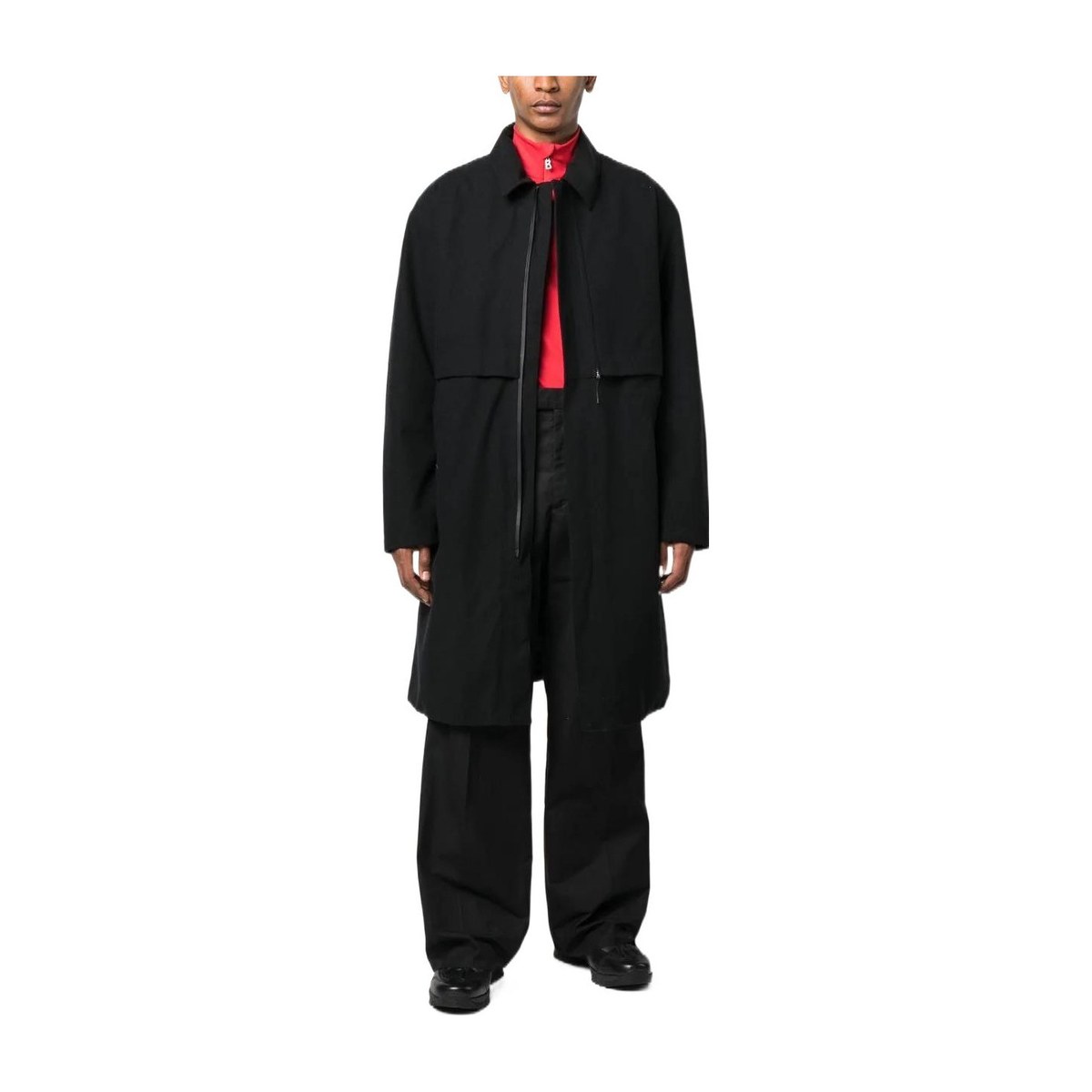 Y-3 FW22 Solid Zip Coat Black