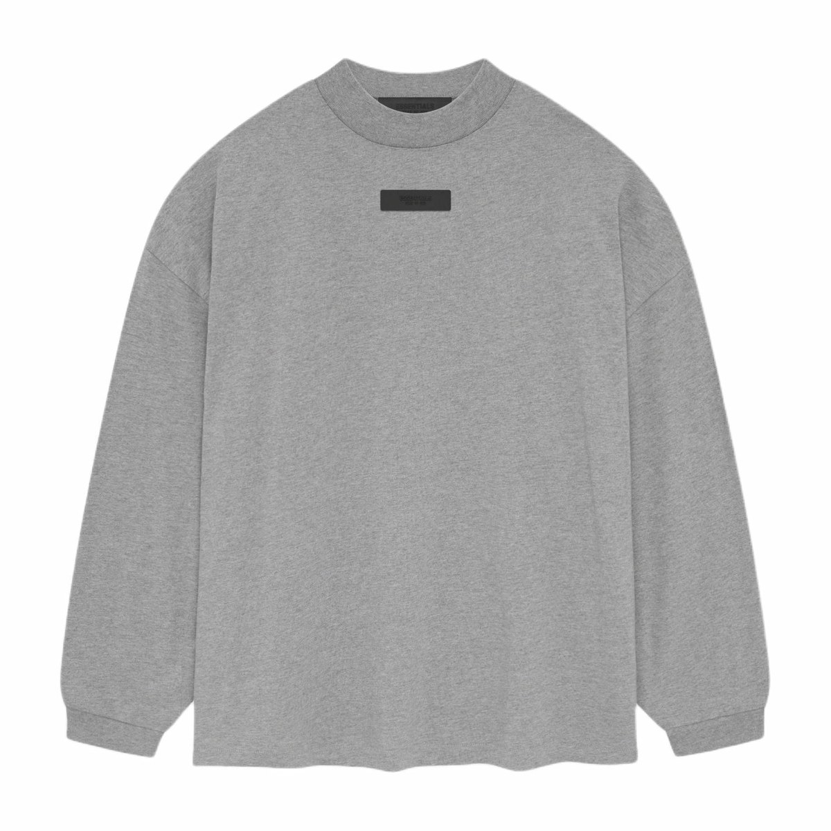 Fear of God Essentials SS24 LS Tee Dark Heather Oatmeal
