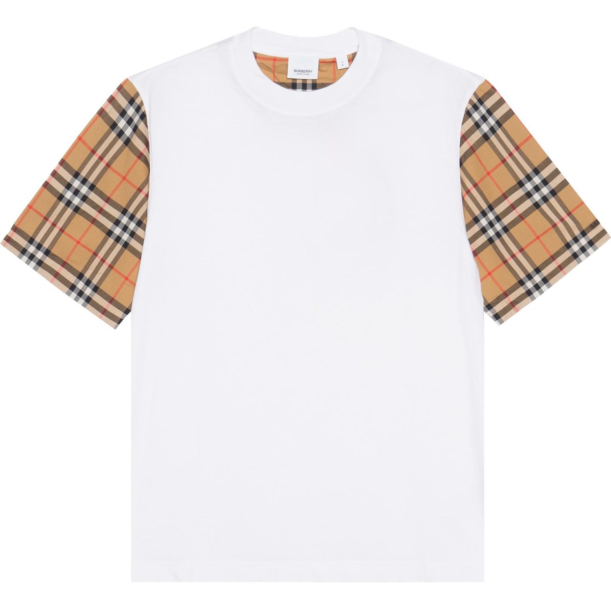 Burberry Vintage Check Cotton T-Shirt