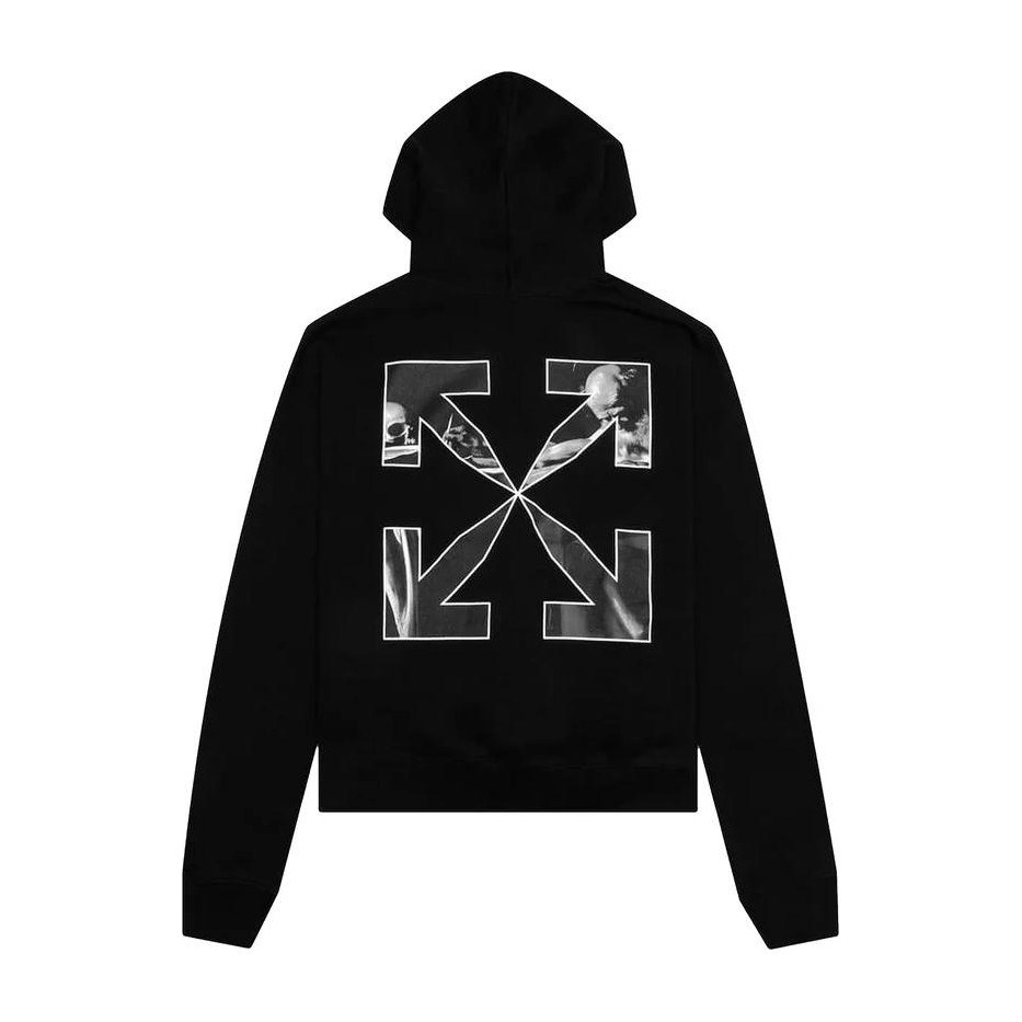 OFF-WHITE SS22 Logo Hoodie Black