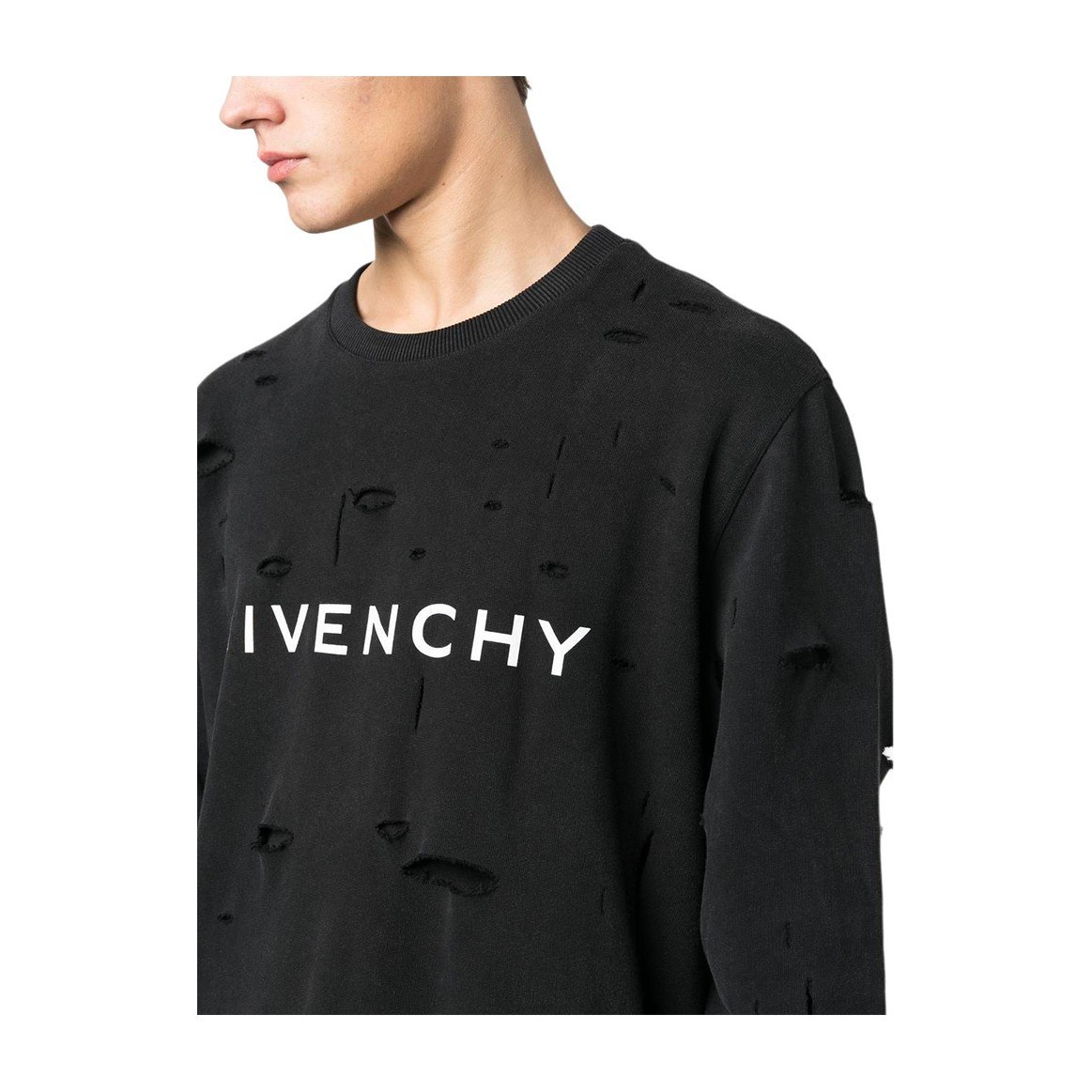 Givenchy SS23 Logo Print Sweatshirt Black