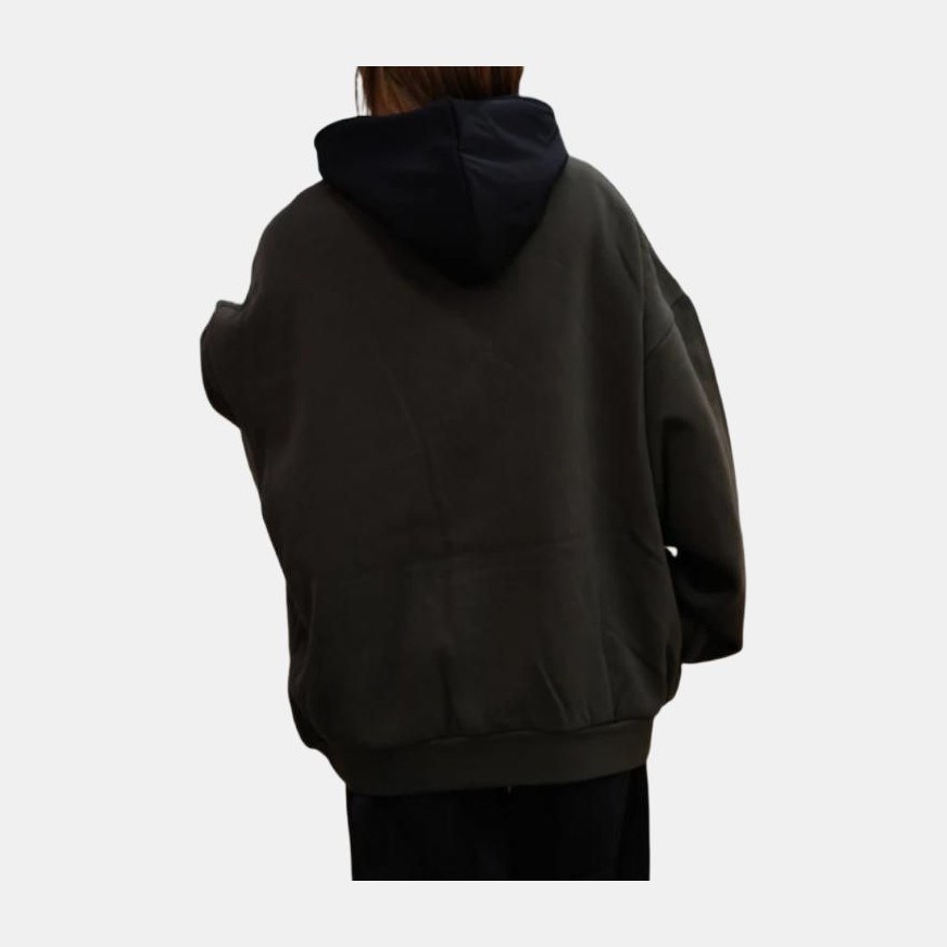 Fear of God Essentials Nylon Fleece Hoodie Ink/Jet Black