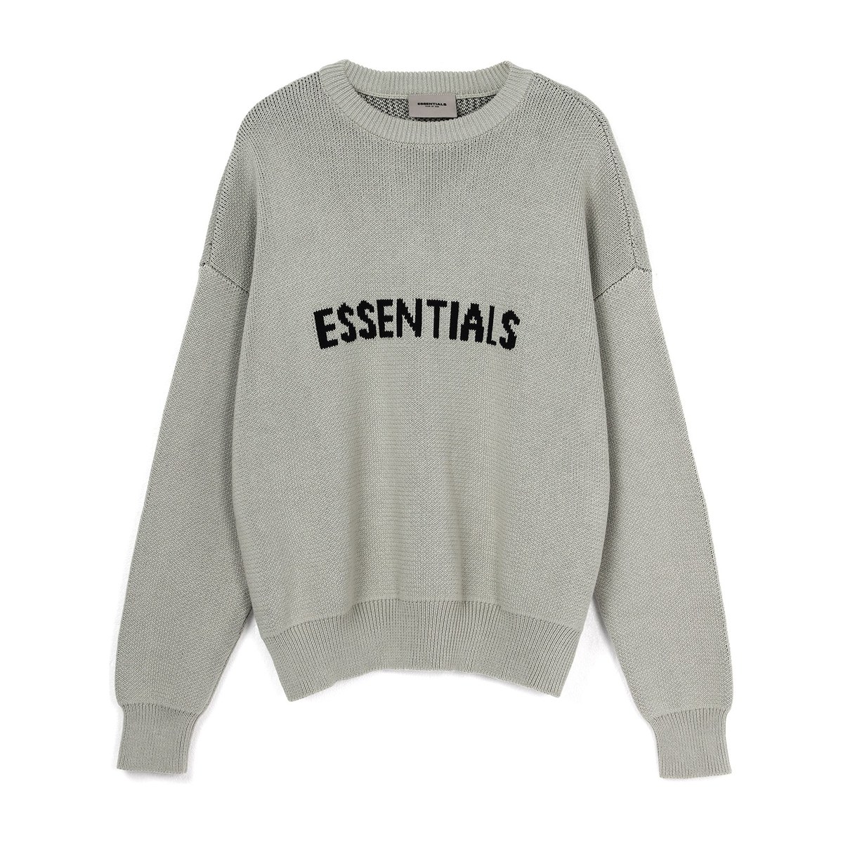 Fear of God Essentials Knit Pullover Sweater Green Concrete