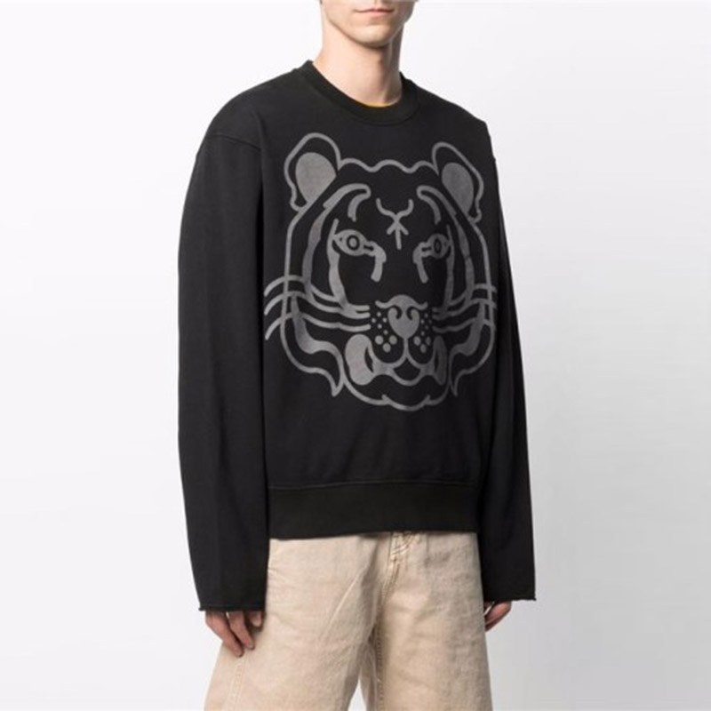 KENZO Tiger Head Crewneck Sweatshirt Black
