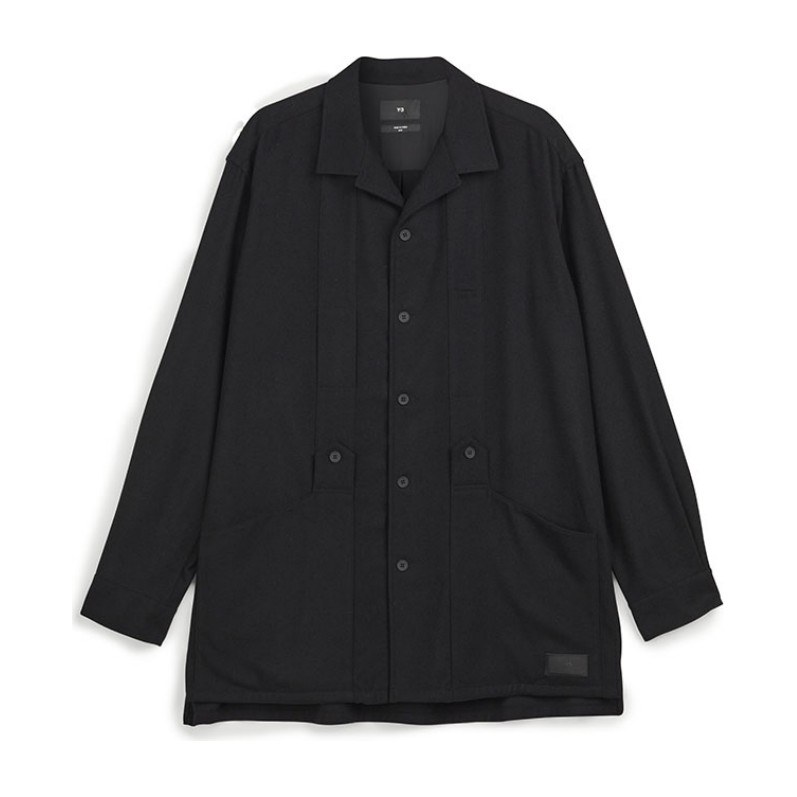 Y-3 Flannel Shirt Black