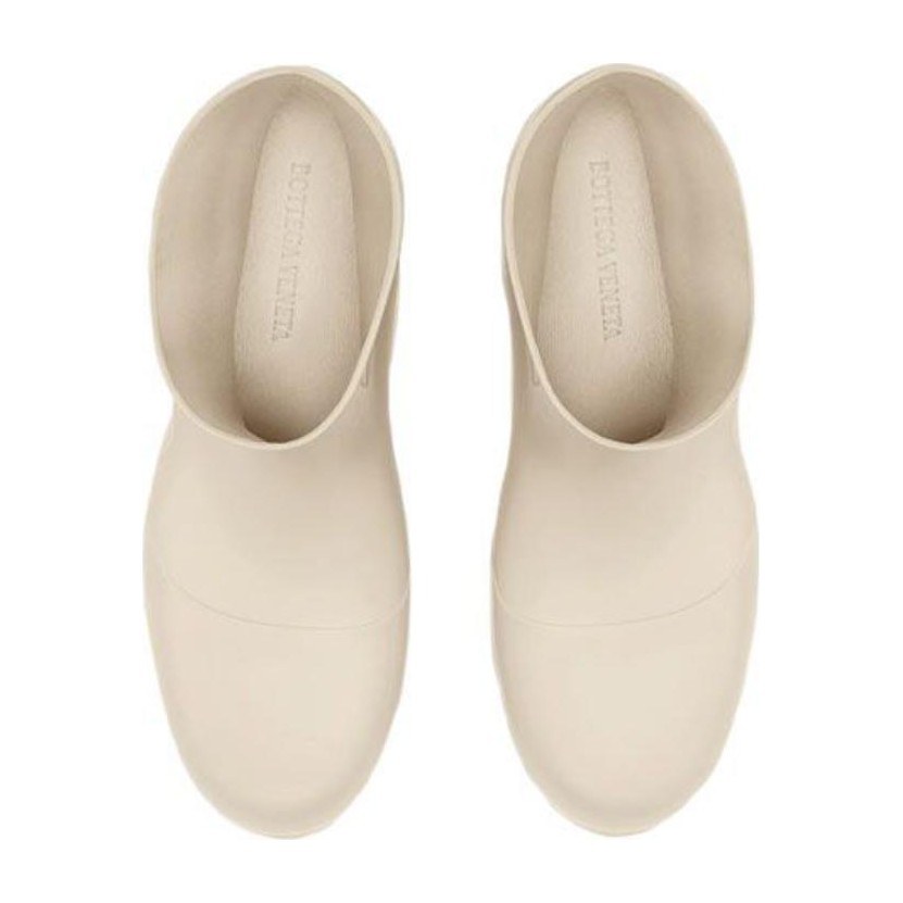 Bottega Veneta Puddle Rubber Boots White
