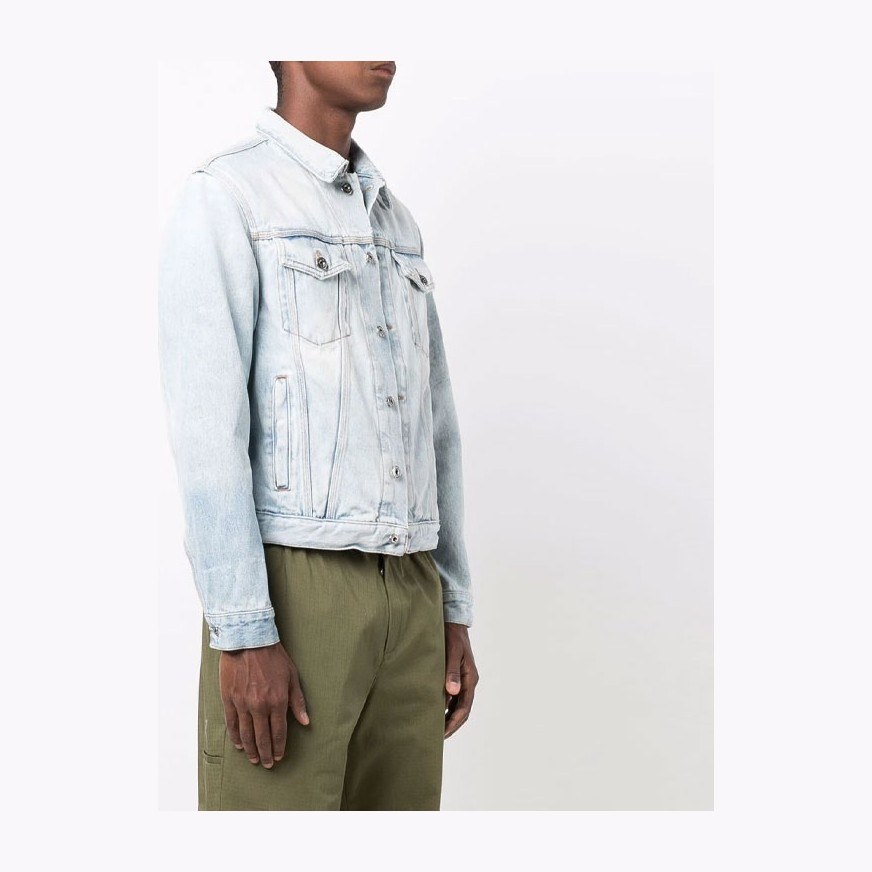OFF-WHITE FW21 Arrow Print Denim Jacket