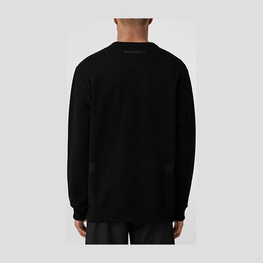 Burberry Animal Print Crewneck Sweatshirt