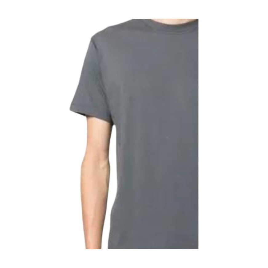 Stone Island Logo Print Crewneck T-Shirt Gray White