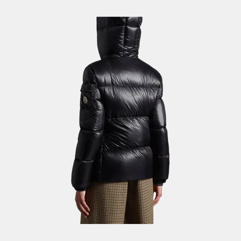 Moncler FW22 Quilted Short Hooded Down Jacket Black