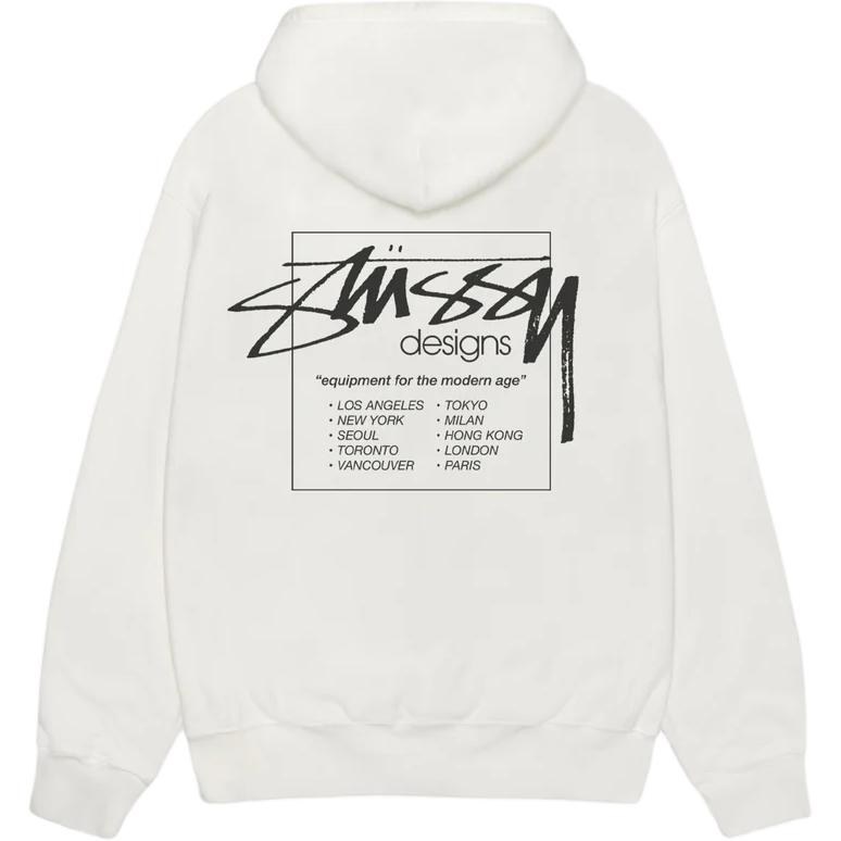 Stussy SS25 MODERN AGE HOODIE PIGMENT DYED logo