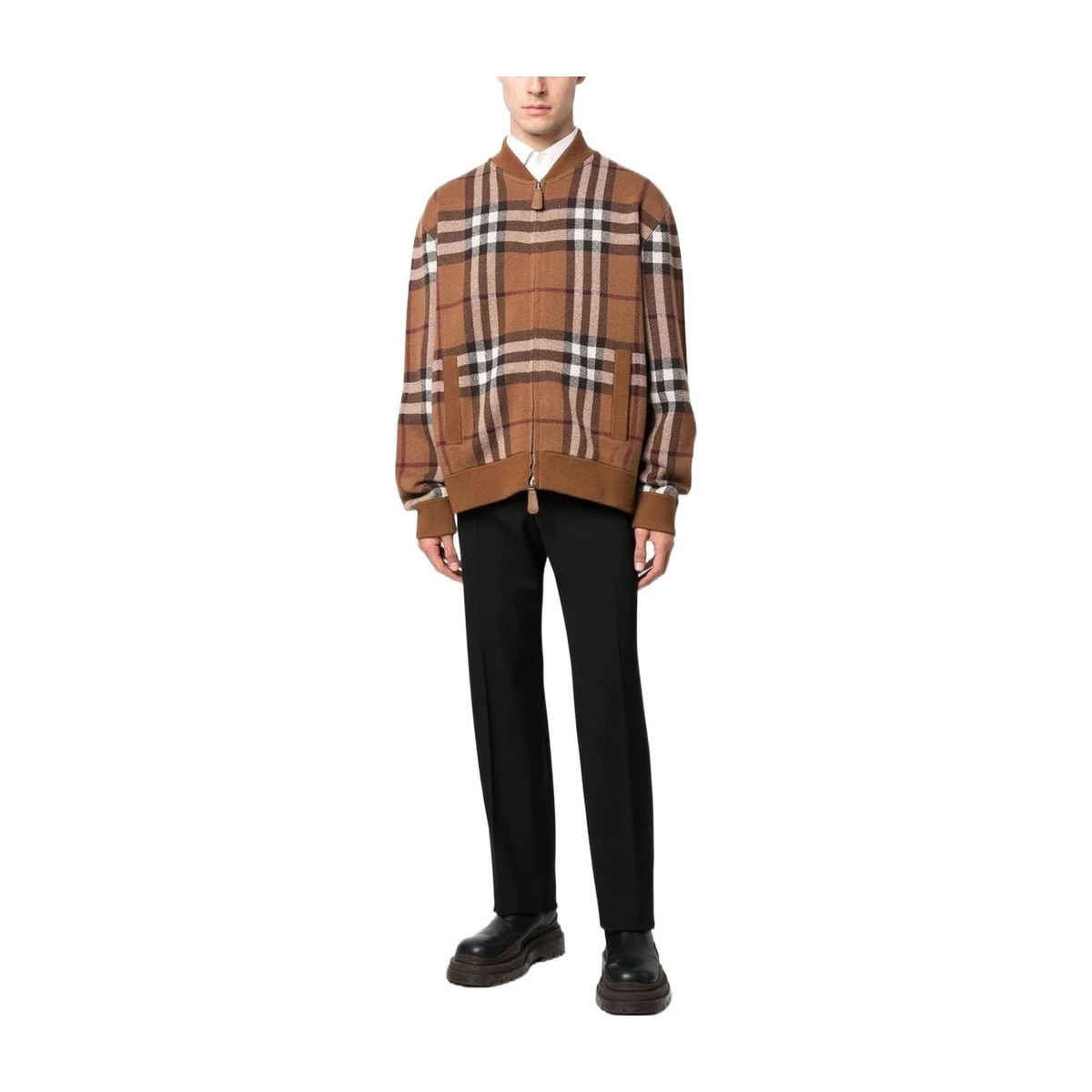 Burberry SS22 Check Print Jacket Brown