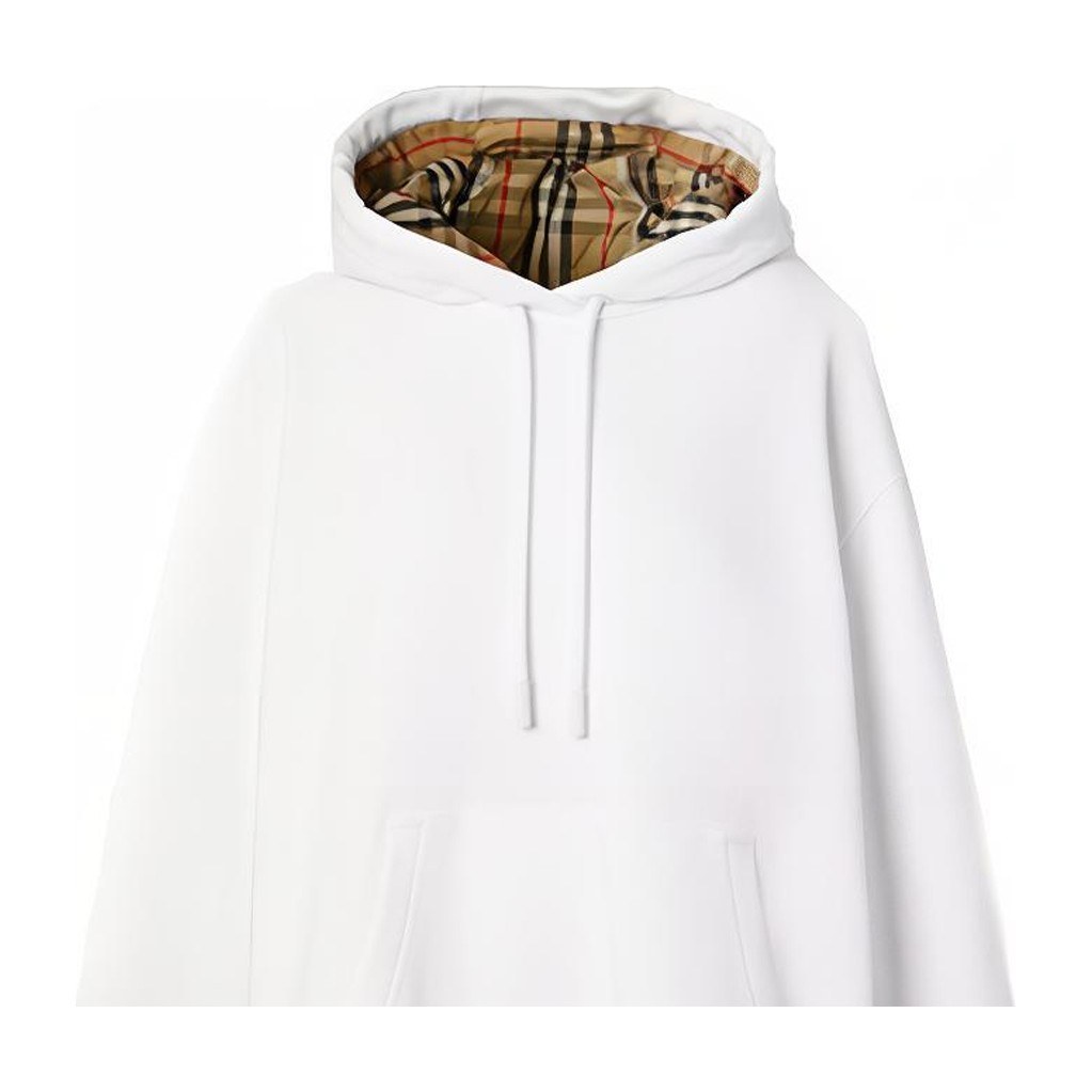Burberry Hooded Sweatshirt White