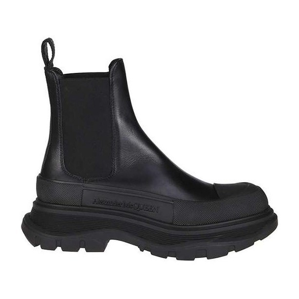 Alexander McQueen Tread Slick Chelsea Boots Black