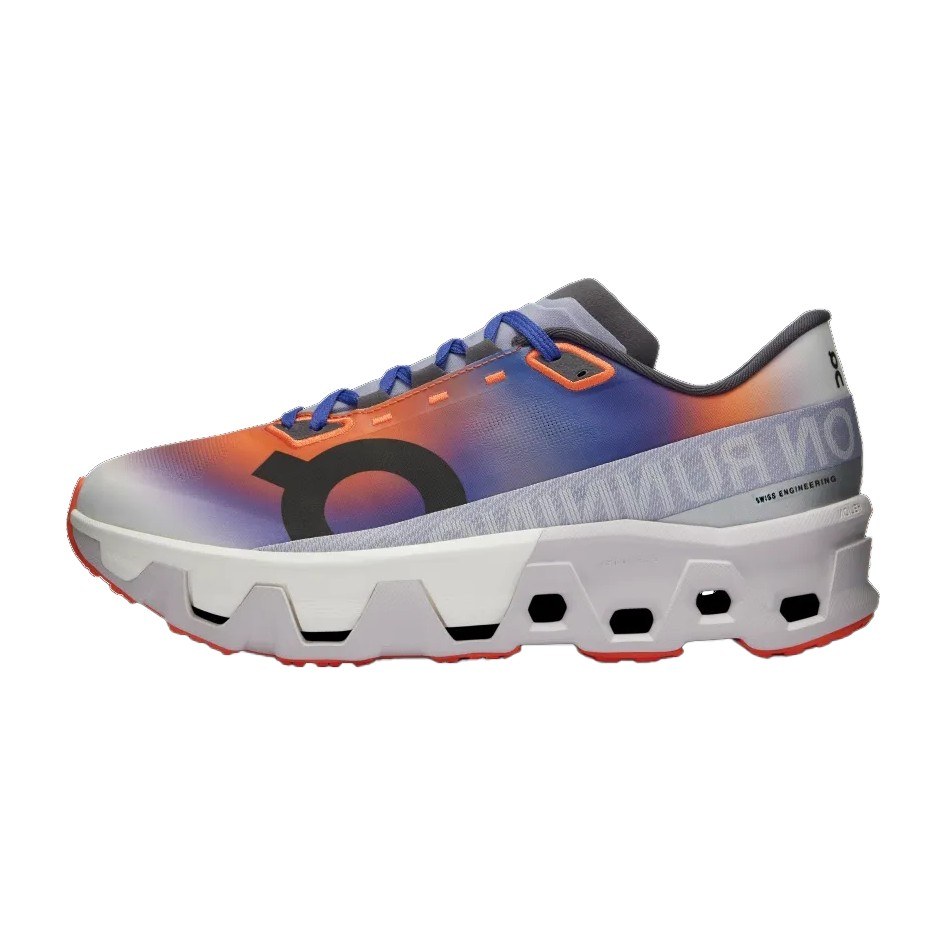 On Cloudmonster Orange White