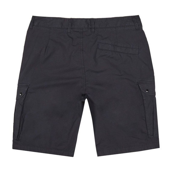 Stone Island Logo Zip Pocket Shorts Navy
